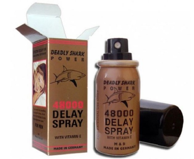 Deadly Shark Delay Spray 48000  for Men . Long Time Effective Spray 45ml